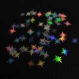 2019 holographic Star glitter pressed metallic shape glitter